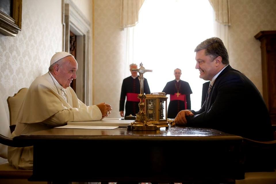 Порошенко и папа Римский Франциск I